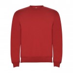 Pull pour enfants en coton et polyester en tricot 280 g/m² Roly couleur rouge