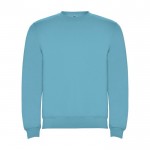 Pull pour enfants en coton et polyester en tricot 280 g/m² Roly couleur turquoise