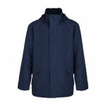 Veste imperméable pour enfants 100% polyester 400 g/m² Roly couleur bleu marine