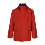 Veste imperméable pour enfants 100% polyester 400 g/m² Roly couleur rouge