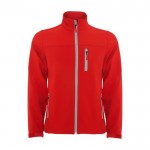 Veste softshell en polyester pour enfants 300 g/m² Roly couleur rouge