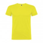 T-shirt 100% coton en tricot pour enfants 155 g/m² Roly couleur jaune