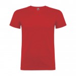 T-shirt 100% coton en tricot pour enfants 155 g/m² Roly couleur rouge