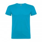 T-shirt 100% coton en tricot pour enfants 155 g/m² Roly couleur turquoise