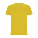 T-shirt en tricot 100% coton pour enfants 190 g/m² Roly couleur jaune