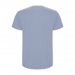 T-shirt en tricot 100% coton pour enfants 190 g/m² Roly couleur bleu gris deuxième vue arrière