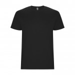 T-shirt en tricot 100% coton pour enfants 190 g/m² Roly couleur noir