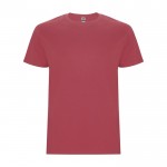 T-shirt en tricot 100% coton pour enfants 190 g/m² Roly couleur rouge désaturé