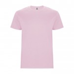 T-shirt en tricot 100% coton pour enfants 190 g/m² Roly couleur rose clair 