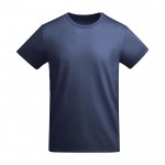 T-shirt en coton biologique en tricot pour enfants 175 g/m² Roly couleur bleu marine