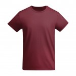 T-shirt en coton biologique en tricot pour enfants 175 g/m² Roly couleur bordeaux