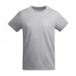 T-shirt en coton biologique en tricot pour enfants 175 g/m² Roly couleur gris clair chiné