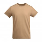 T-shirt en coton biologique en tricot pour enfants 175 g/m² Roly couleur marron orangé