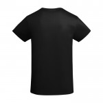 T-shirt en coton biologique en tricot pour enfants 175 g/m² Roly couleur noir deuxième vue arrière