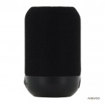 Enceinte bluetooth noire portable en forme de cube couleur noir quatrière vue