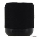 Enceinte bluetooth noire portable en forme de cube couleur noir cinquième vue