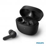 Casque Philips résistant aux éclaboussures et à la sueur couleur noir deuxième vue