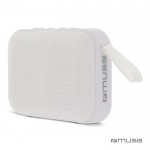 Enceinte bluetooth portable de forme rectangulaire couleur blanc