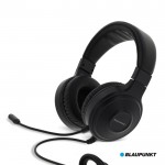 Casque gamer avec microphone et lumières LED marque Blaupunkt couleur noir