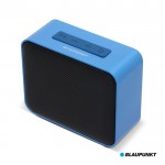 Enceinte portable compacte avec design de couleurs métalliques couleur bleu deuxième vue