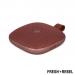 Enceinte portable de forme carrée résistante à l'eau Fresh 'n Rebel couleur acajou