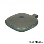 Enceinte portable de forme carrée résistante à l'eau Fresh 'n Rebel couleur vert olive