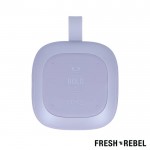 Enceinte portable de forme carrée résistante à l'eau Fresh 'n Rebel couleur lilas quatrière vue