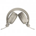 Casque sans fil avec kit mains libres Fresh 'n Rebel couleur beige quatrière vue