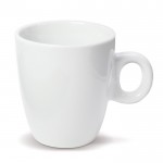 Tasse en céramique blanche compatible avec les machines à café 200ml couleur blanc