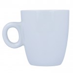 Tasse en céramique blanche compatible avec les machines à café 200ml couleur blanc deuxième vue