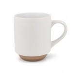 Tasse avec design élégant finlandais sur la partie inférieure 300ml couleur blanc