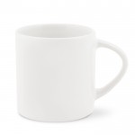 Petite tasse avec poignée triangulaire spéciale pour sublimation 180ml couleur blanc