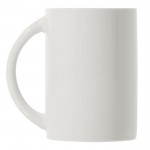 Tasse en céramique pour sublimation avec poignée en demi-cercle 300ml couleur blanc quatrière vue