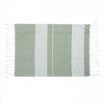 Serviette en coton organique type Hammam en plusieurs couleurs 50x70cm couleur vert