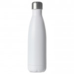 Bouteille en acier à double paroi avec haute capacité thermique 500ml couleur blanc