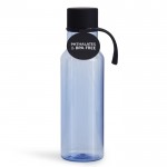 Bouteille en plastique sans BPA en couleurs transparentes 600ml couleur bleu clair transparent