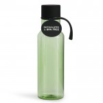 Bouteille en plastique sans BPA en couleurs transparentes 600ml couleur vert transparent troisième vue