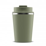 Gobelet à double paroi compatible avec les machines à café 280ml couleur vert olive