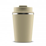 Gobelet à double paroi compatible avec les machines à café 280ml couleur beige