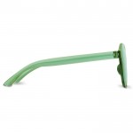 Lunettes de soleil rétro de même tonalité pastel UV400 couleur vert lime deuxième vue