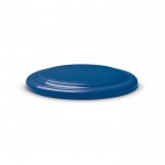 Frisbee en plastique avec design unicolore pour personnalisation couleur bleu foncé