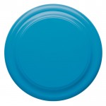 Frisbee en plastique avec design unicolore pour personnalisation couleur bleu ciel deuxième vue