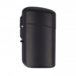 Briquet torche rechargeable personnalisable couleur noir deuxième vue