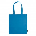 Sac en non-tissé en plusieurs couleurs avec anses longues 75 g/m² couleur bleu deuxième vue