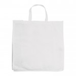 Grand sac non-tissé pour les courses en plusieurs couleurs 75 g/m² couleur blanc deuxième vue