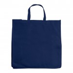 Grand sac non-tissé pour les courses en plusieurs couleurs 75 g/m² couleur bleu foncé deuxième vue