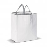 Sac isotherme avec intérieur en aluminium et fermeture zippée couleur blanc