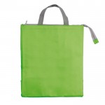 Sac isotherme avec intérieur en aluminium et fermeture zippée couleur vert lime deuxième vue