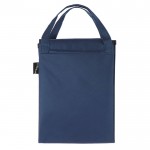 Sac isotherme pliable convertible en couverture de pique-nique couleur bleu foncé quatrière vue