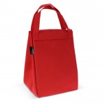 Sac isotherme pliable convertible en couverture de pique-nique couleur rouge